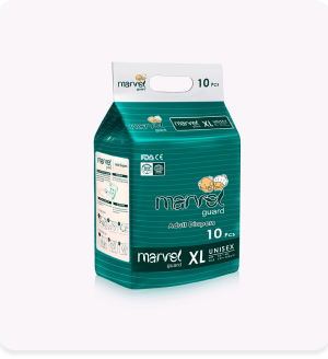 Marvel Adults Diapers XL 10 pieces