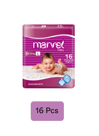 Marvel baby Diapers – Large 16 peices