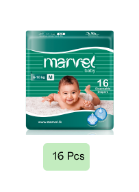 Marvel baby Diapers – Medium 16 peices