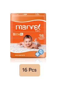 Marvel baby Diapers – XL 16 peices