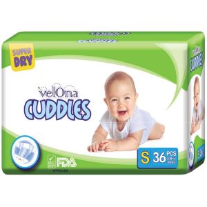 Velona Cuddles DIapers - Small 36 Pieces