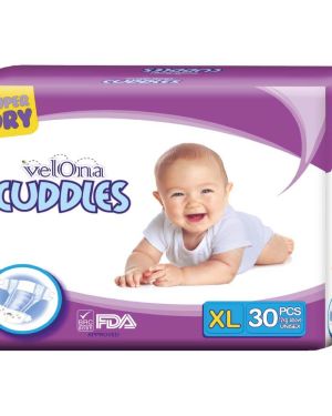 Velona Cuddles Diapers – XL 30 pieces
