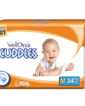 Velona Cuddles Diapers – Medium 34 pieces